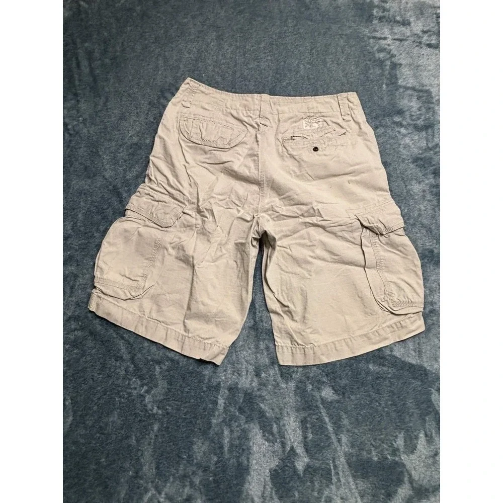 Polo Jeans Co. Men's Khaki Ripstop Cargo Shorts Size 32 RL Utility